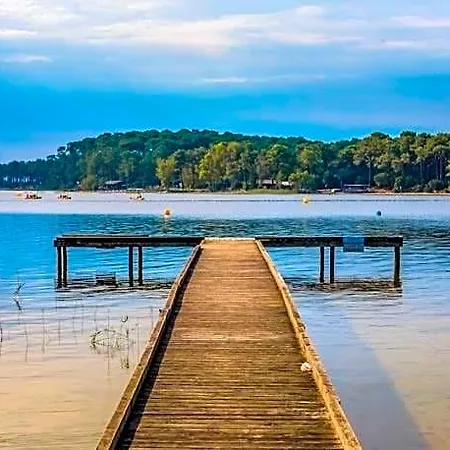 Hacienda De La Canopee Avec Piscine Chauffee Au Sel Hourtin